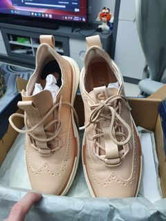 Cole Haan 5.0 Zero Grand Wing Ox (Barely Beige/Ivory)