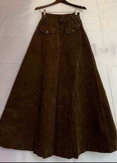 Corduroy Maxi Skirt