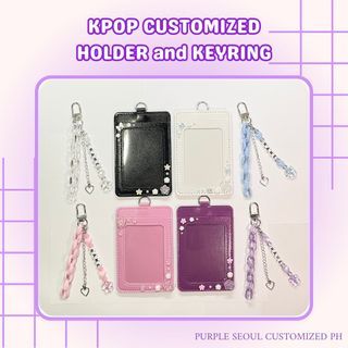Customized KPOP Photocard Holders and Keyrings/Keychain