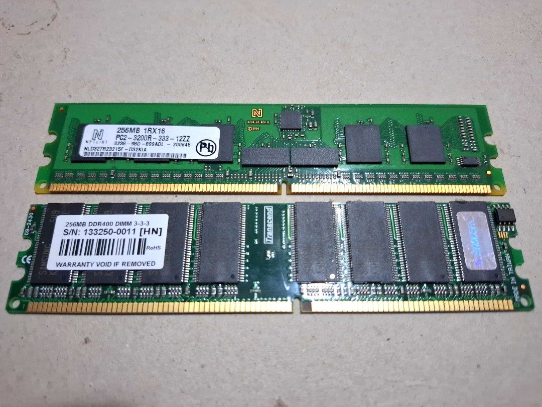 DDR2 400 PC 3200 533 PC 4200 Rams For Sale