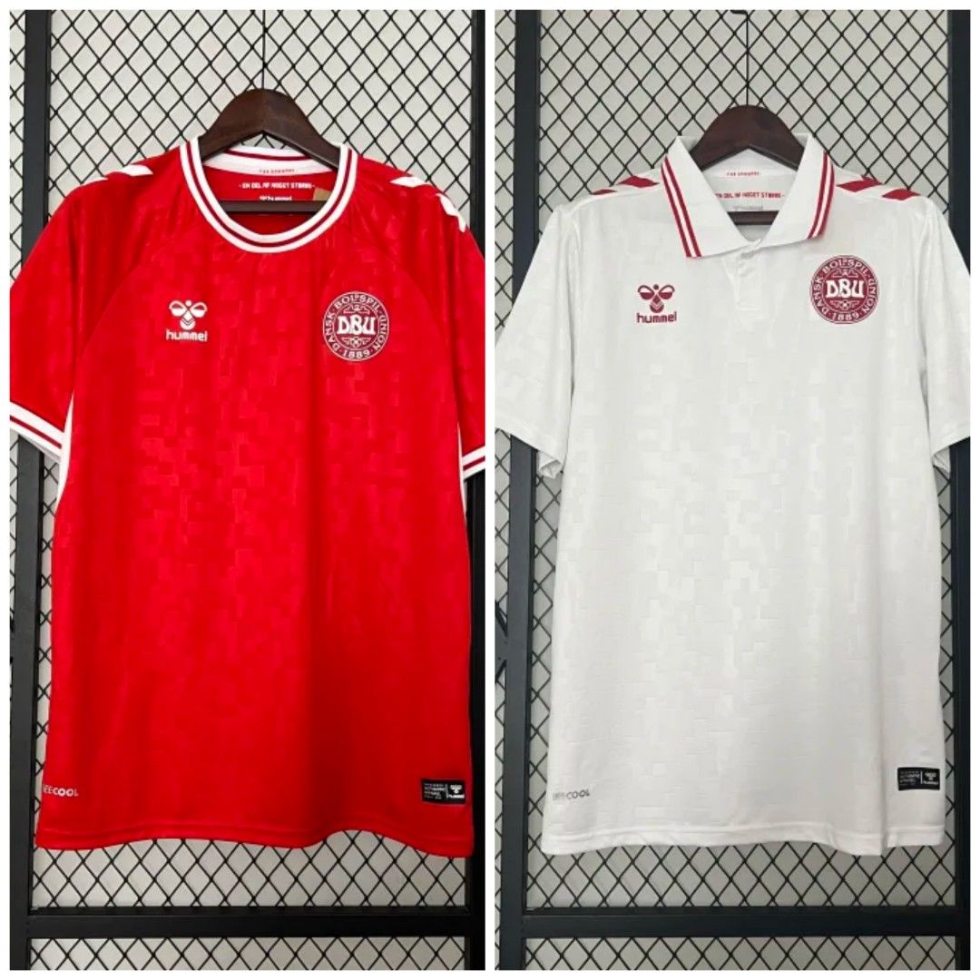 Euro 2024 Denmark Shirt Hummel Denmark Inauthentic Hummel Home