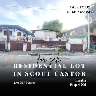 **direct listing** scout area  barangay  sacred heart, diliman, quezon city 337sqm lot