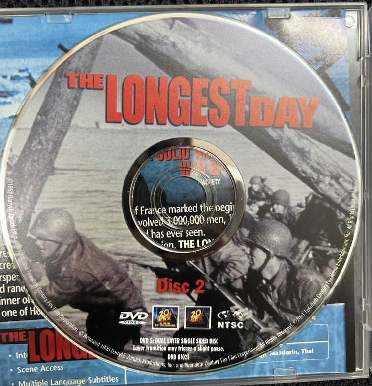 DVD 6046 碧血長天The Longest Day (雙碟版) 尊榮亨利方達李察波頓(中 