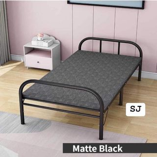 Folding Bed Metal Heavy Duty Foldable Bed Single Size