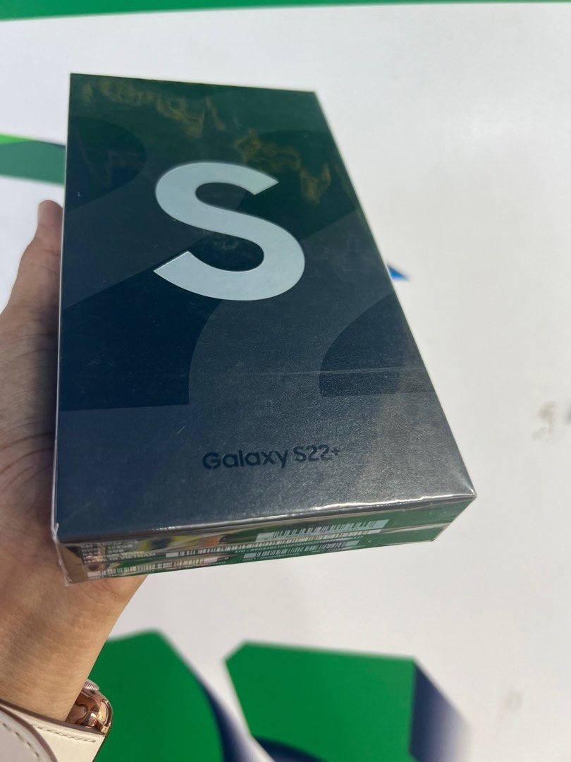 Galaxy S22 Plus 128gb ‘ 8g ram (Category: Samsung) located in San Juan City. Submitted by AshleyandLynGeneralmerchandise (Listing ID 1299095946, Image 1). Description: We accept trade in Credit card / Home Credit Shipping Meet ups / Delivery Fb page: Ashley & Lyn.