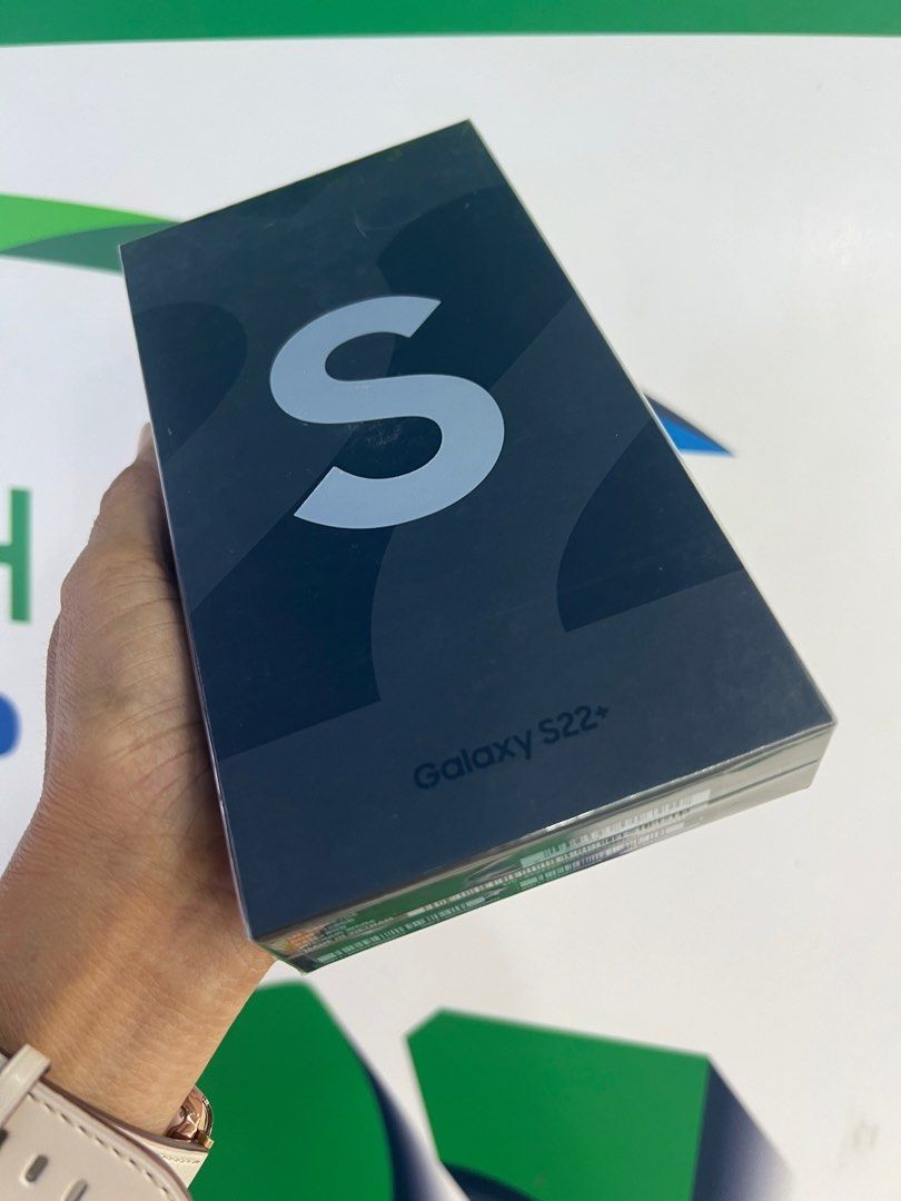 Galaxy S22 Plus 128gb ‘ 8g ram (Category: Samsung) located in San Juan City. Submitted by AshleyandLynGeneralmerchandise (Listing ID 1299095946, Image 2). Description: We accept trade in Credit card / Home Credit Shipping Meet ups / Delivery Fb page: Ashley & Lyn.