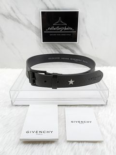 Givenchy Black Leather Belt
