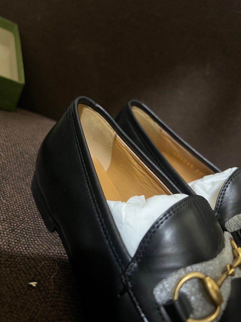 Gucci open loafers hotsell