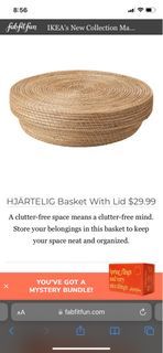 IKEA basket with Lid