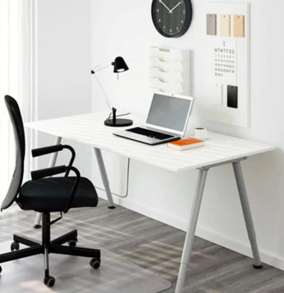 IKEA Study Desk (Category: Tables & Sets) located in Singapore. Submitted by jenisme (Listing ID 1298978607, Image 1). Description: Thyge White Desk 120cm (length) x 60cm (width) First bought it in 2022 for my work from home setup. Letting it go as I’ll be moving soon. Upon confirmation, please collect the item on 4th May (the day Im moving).