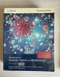Introduction to General, Organic and Biochemistry (Eleventh edition)