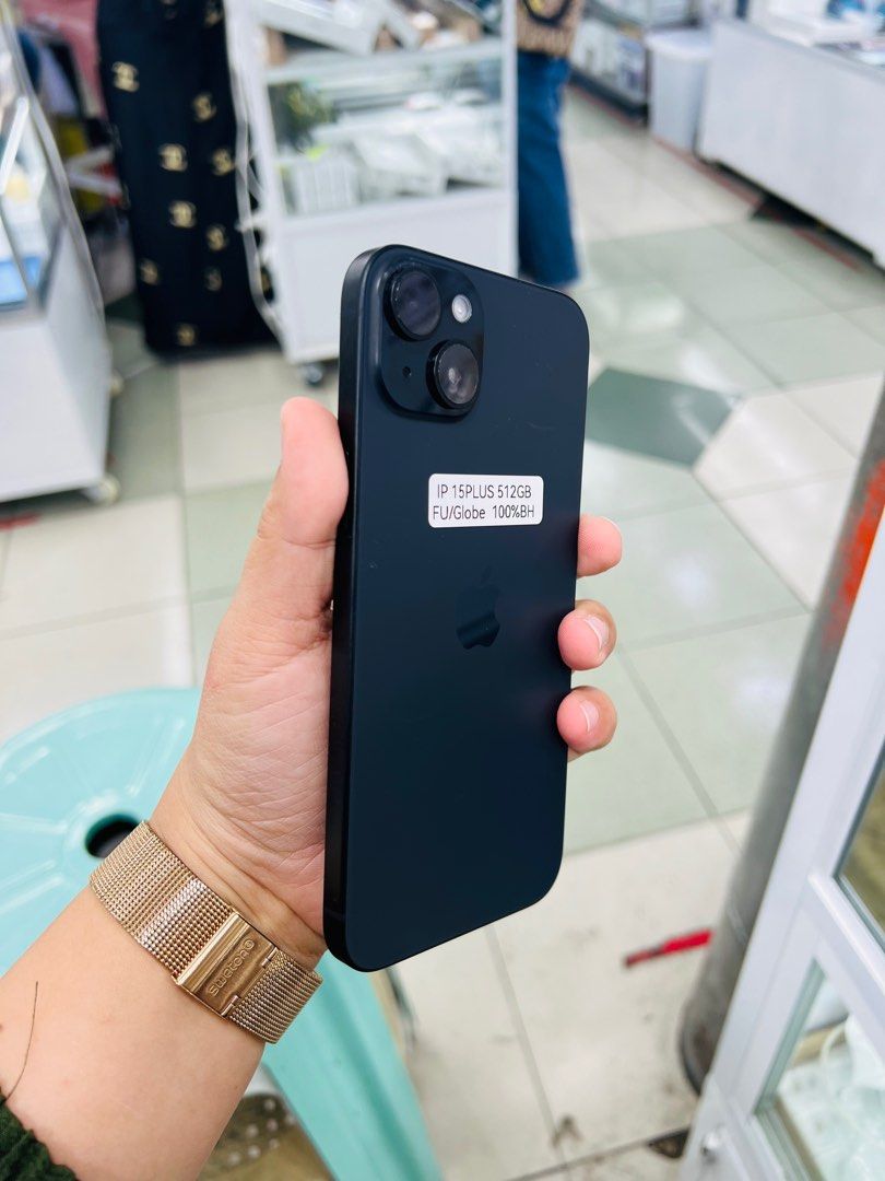 Iphone 15 Plus 512gb Globelocked NTC 100% batt (Category: iPhone 15 Series) located in San Juan City. Submitted by javedsgadgetshop (Listing ID 1299077853, Image 3). Description: OPEN FOR INSTALLMENT VIA CREDIT CARD/GGIVES & SWAP/TRADE-IN! WE BUY AND SELL ( ANYKINDS OF UNIT BINIBILI PO NAMIN)! PTPA : Padelete po f bawal Read ❗️Onhand ‼️ Iphone 15+ •512gb •NTC Variant •100% batt health •Globelocked •95% Smoothness •No hidden issue | No Repaired •1