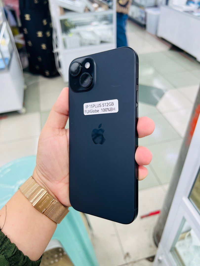 Iphone 15 Plus 512gb Globelocked NTC 100% batt (Category: iPhone 15 Series) located in San Juan City. Submitted by javedsgadgetshop (Listing ID 1299077853, Image 2). Description: OPEN FOR INSTALLMENT VIA CREDIT CARD/GGIVES & SWAP/TRADE-IN! WE BUY AND SELL ( ANYKINDS OF UNIT BINIBILI PO NAMIN)! PTPA : Padelete po f bawal Read ❗️Onhand ‼️ Iphone 15+ •512gb •NTC Variant •100% batt health •Globelocked •95% Smoothness •No hidden issue | No Repaired •1