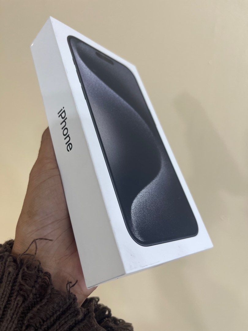 Iphone 15 Pro Max 256gb Black Titanium (Category: iPhone 15 Series) located in San Juan City. Submitted by AshleyandLynGeneralmerchandise (Listing ID 1299011579, Image 1). Description: We accept trade in Credit card / Home Credit Shipping Meet ups / Delivery Fb page: Ashley & Lyn.