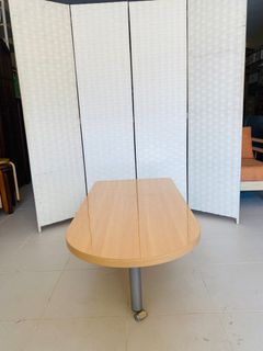 JAPAN SURPLUS FURNITURE TRI-LEG DESIGN CENTER TABLE   SIZE 47L x 23.25W x 15.75H in inches   (AS-IS ITEM) IN GOOD CONDITION