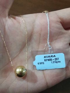 K18 Japan Gold Ball Earring