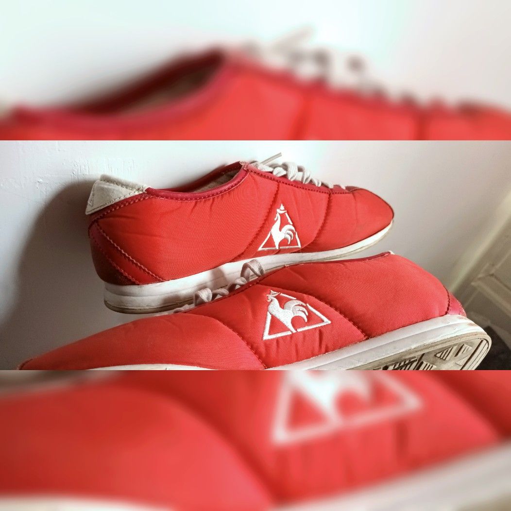 Le coq sportif Montpellier R Unisex Red Classic sneakers marathon adidas Carousell