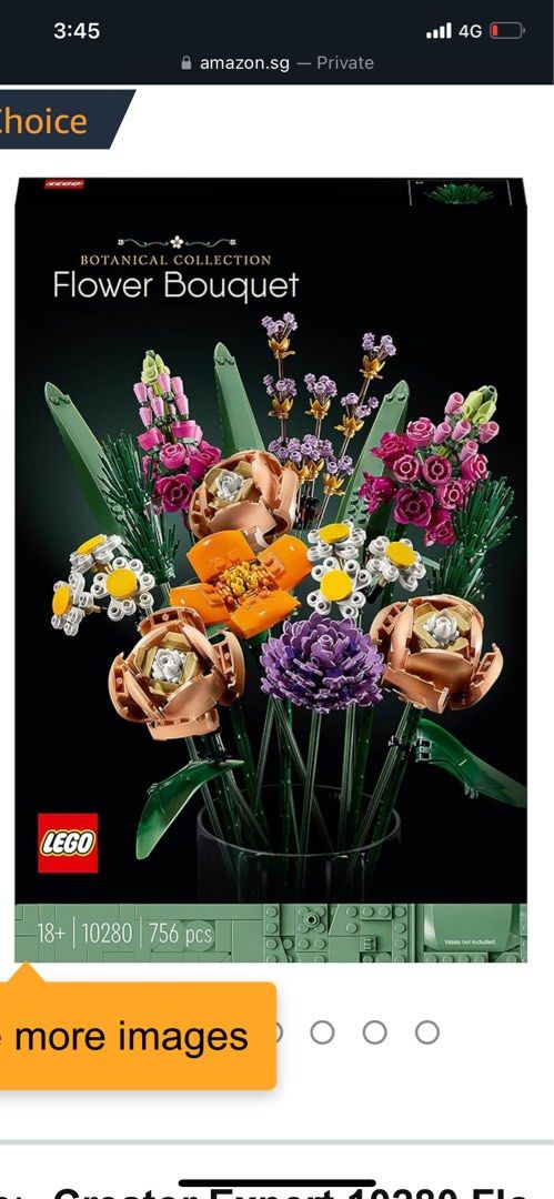 Botanical Collection Amazon Lego Flower Bouquet LEGO Botanicals