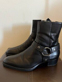 LF similar item cuban harness ankle boots