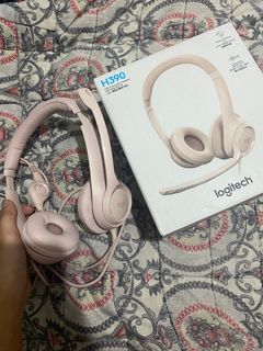 Noise Cancelling Headset Pink Logitech H390
