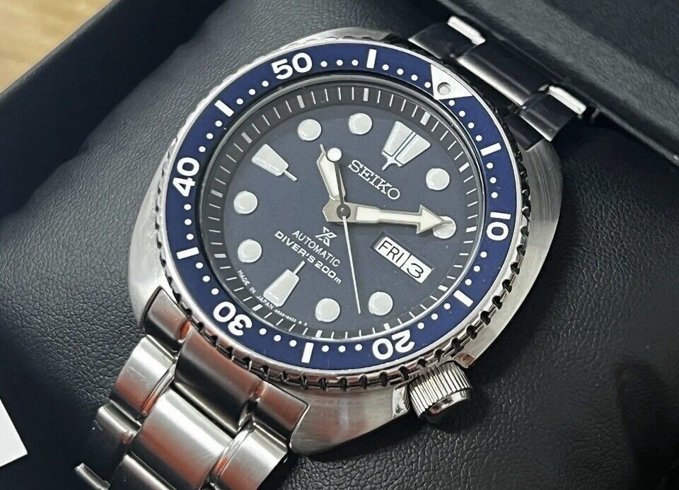 Lowest Price SEIKO PROSPEX TURTLE Men s SRP773 Automatic 24 Jewels Blue Dial Stainless Steel Watch srp773 srp773j srp773j1 Birthday gift birthday seiko BRAND NEW IN BOX WITH 1 YEAR WARRANTY MADE IN JA...