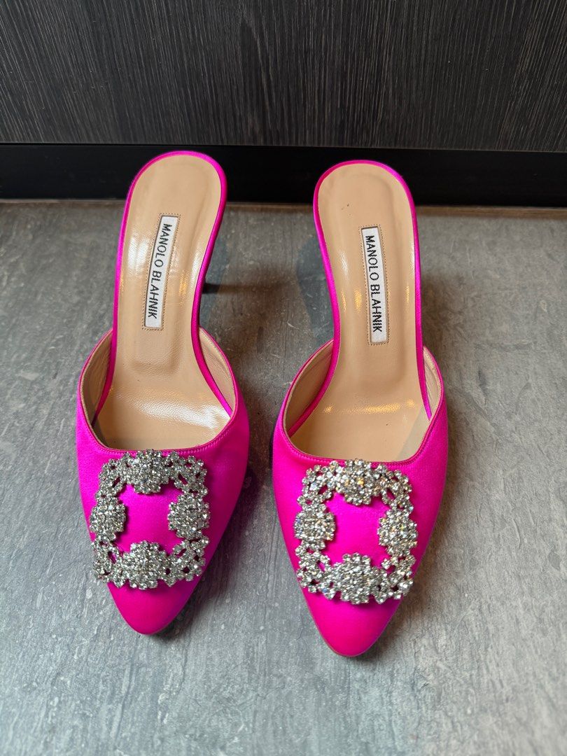 Manolo blahnik hangisi fuchsia top