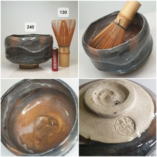 Matcha Whisk & Stoneware Bowls