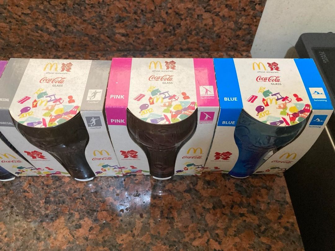 McDonald's Coke Glasses 2012 (Category: Dinnerware & Cutlery) located in Pasig City. Submitted by do_Remie (Listing ID 1298995785, Image 3). Description: McDonald's Coke Glasses 2012 Sold as set/6 pieces. Delivery/shipping fee is excluded. .