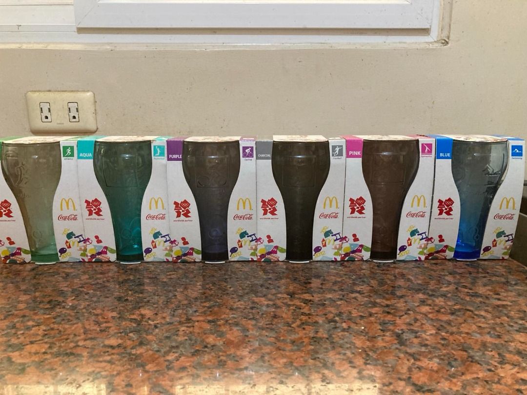 McDonald's Coke Glasses 2012 (Category: Dinnerware & Cutlery) located in Pasig City. Submitted by do_Remie (Listing ID 1298995785, Image 1). Description: McDonald's Coke Glasses 2012 Sold as set/6 pieces. Delivery/shipping fee is excluded. .