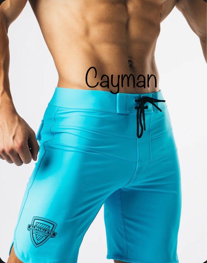 Mens physique boardshorts (Category: Activewear) located in San Juan City. Submitted by cque10 (Listing ID 1298971120, Image 2). Description: Mens physique board shorts Brand: Alphalete Condition: Brand new Size: 29 Php 2500 Location: san juan.