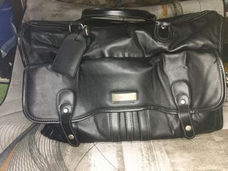 Mercedes Benz Leather Duffel Bag