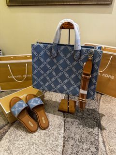 Michael Kors Denim Tote and Sandals (matchy) less 10k SRP