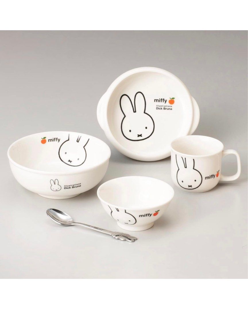 miffy dinnerware set (Category: Weaning & Toddler Feeding) located in Gapan. Submitted by namimori (Listing ID 1299057806, Image 2). Description: ₊ ⊹❀ japan preorder ₊ ⊹❀ 50% dp to reserve .