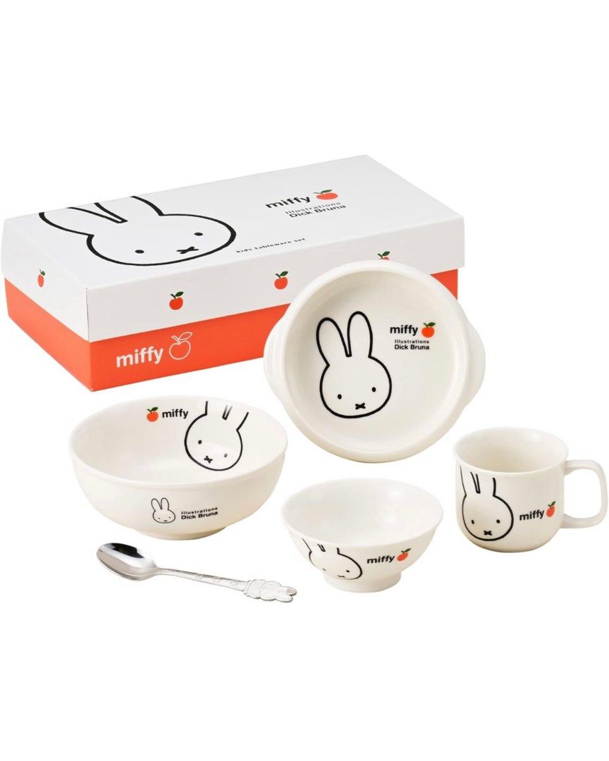 miffy dinnerware set (Category: Weaning & Toddler Feeding) located in Gapan. Submitted by namimori (Listing ID 1299057806, Image 3). Description: ₊ ⊹❀ japan preorder ₊ ⊹❀ 50% dp to reserve .