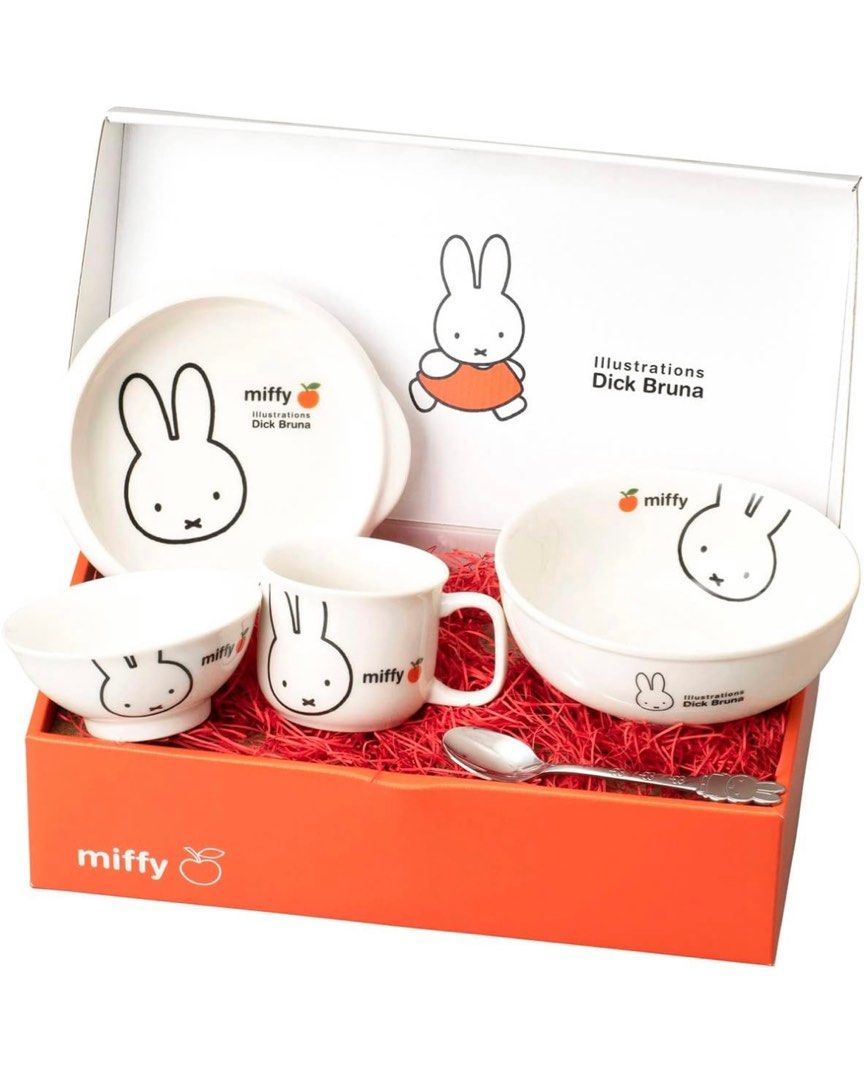 miffy dinnerware set (Category: Weaning & Toddler Feeding) located in Gapan. Submitted by namimori (Listing ID 1299057806, Image 1). Description: ₊ ⊹❀ japan preorder ₊ ⊹❀ 50% dp to reserve .