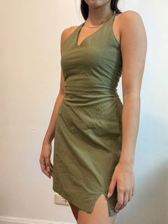 Miu The Label Green Dress