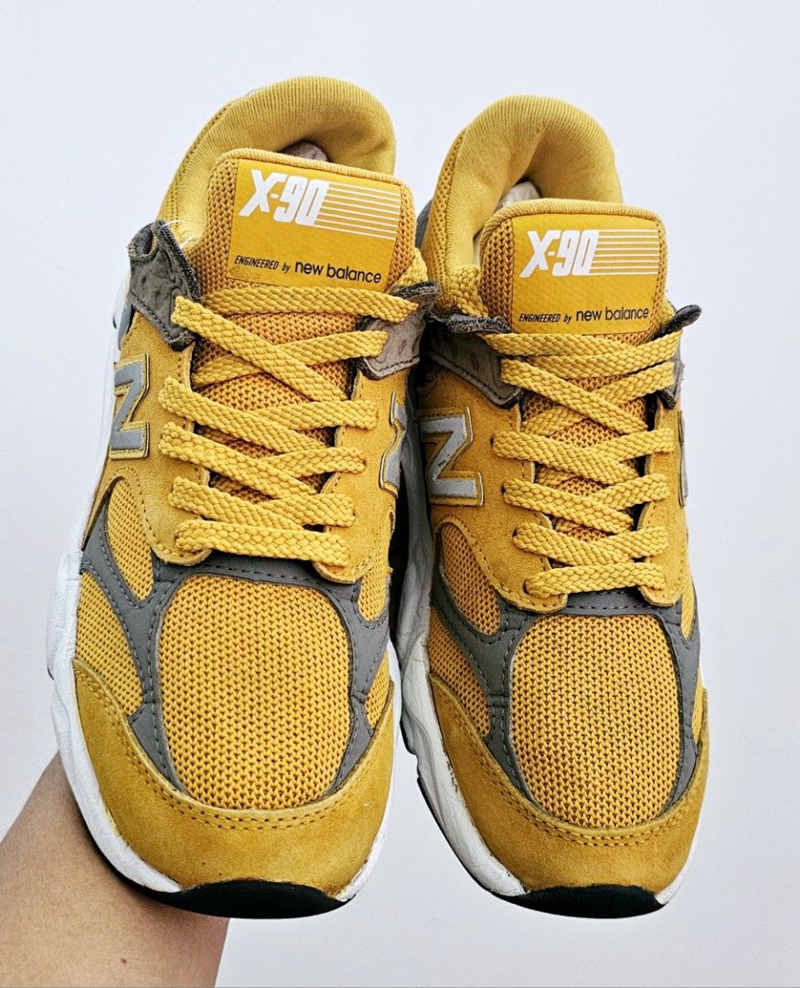 NEW BALANCE X 90 MUSTARD YELLOW Women s Fashion Footwear Sneakers on Carousell