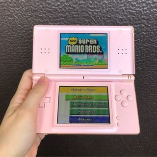 Nintendo DS Lite PINK bundled w/ Pokemon Diamond, Super Mario, Cooking Mama!