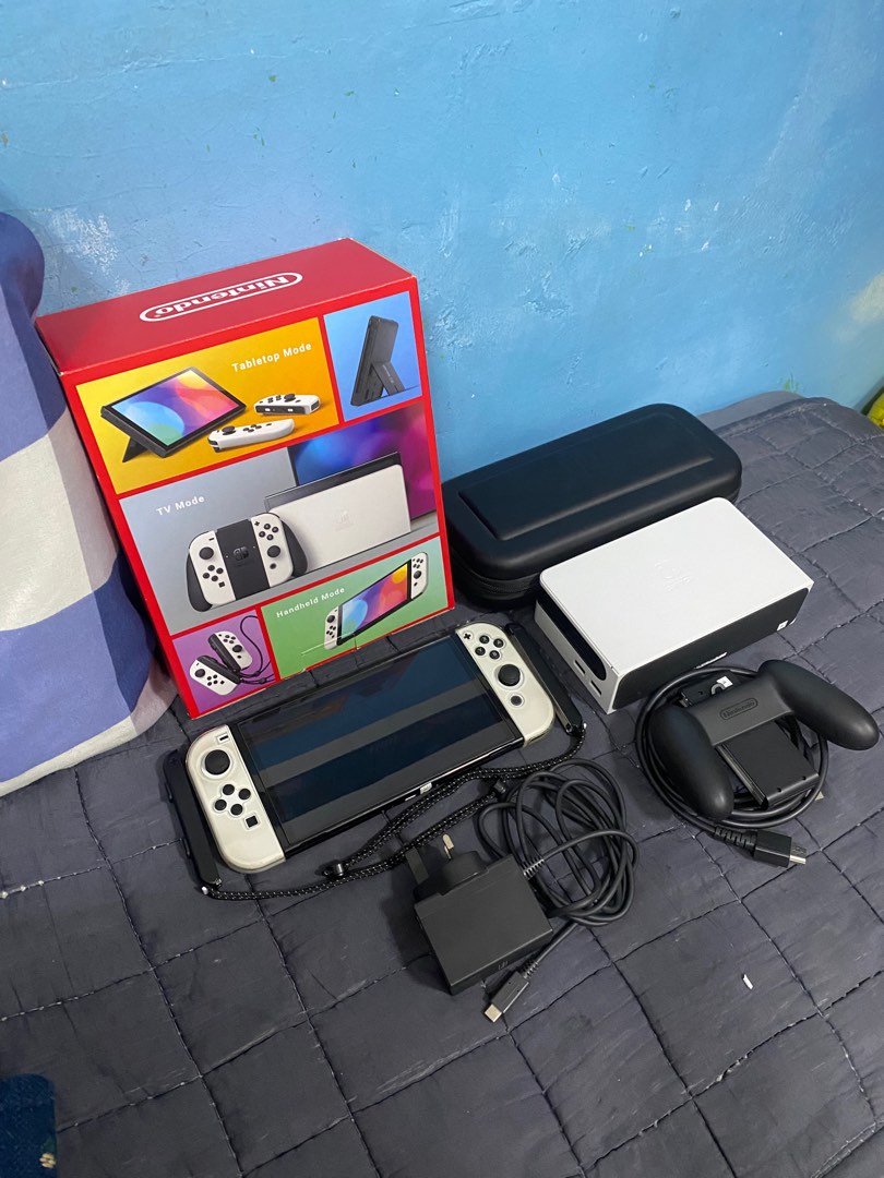 Nintendo Switch OLED with 55 Digital games, Video Gaming, Video Game ...