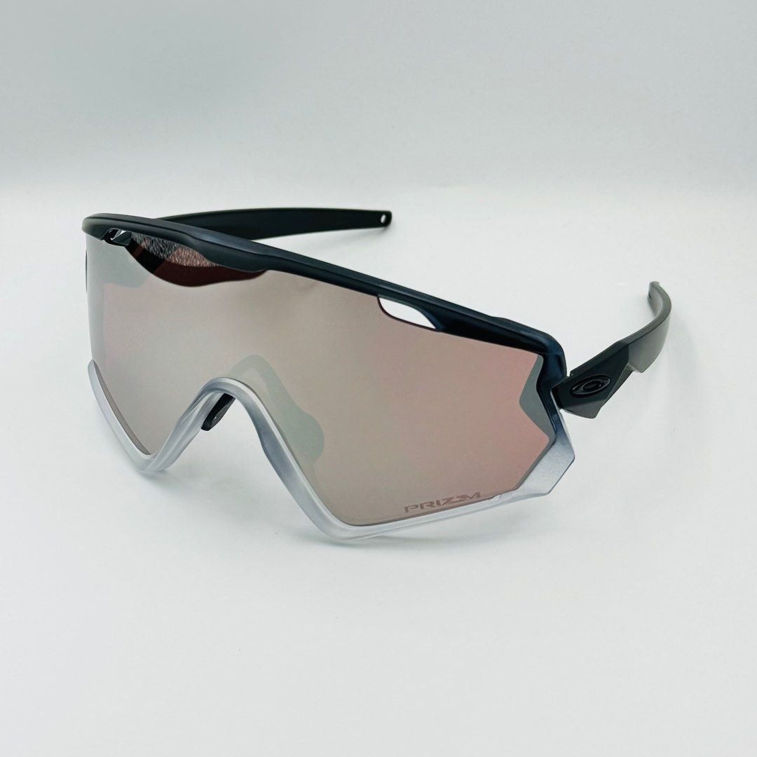 Oakley Wind Jacket 2.0 Black Clear w Prizm Snow Black Custom
