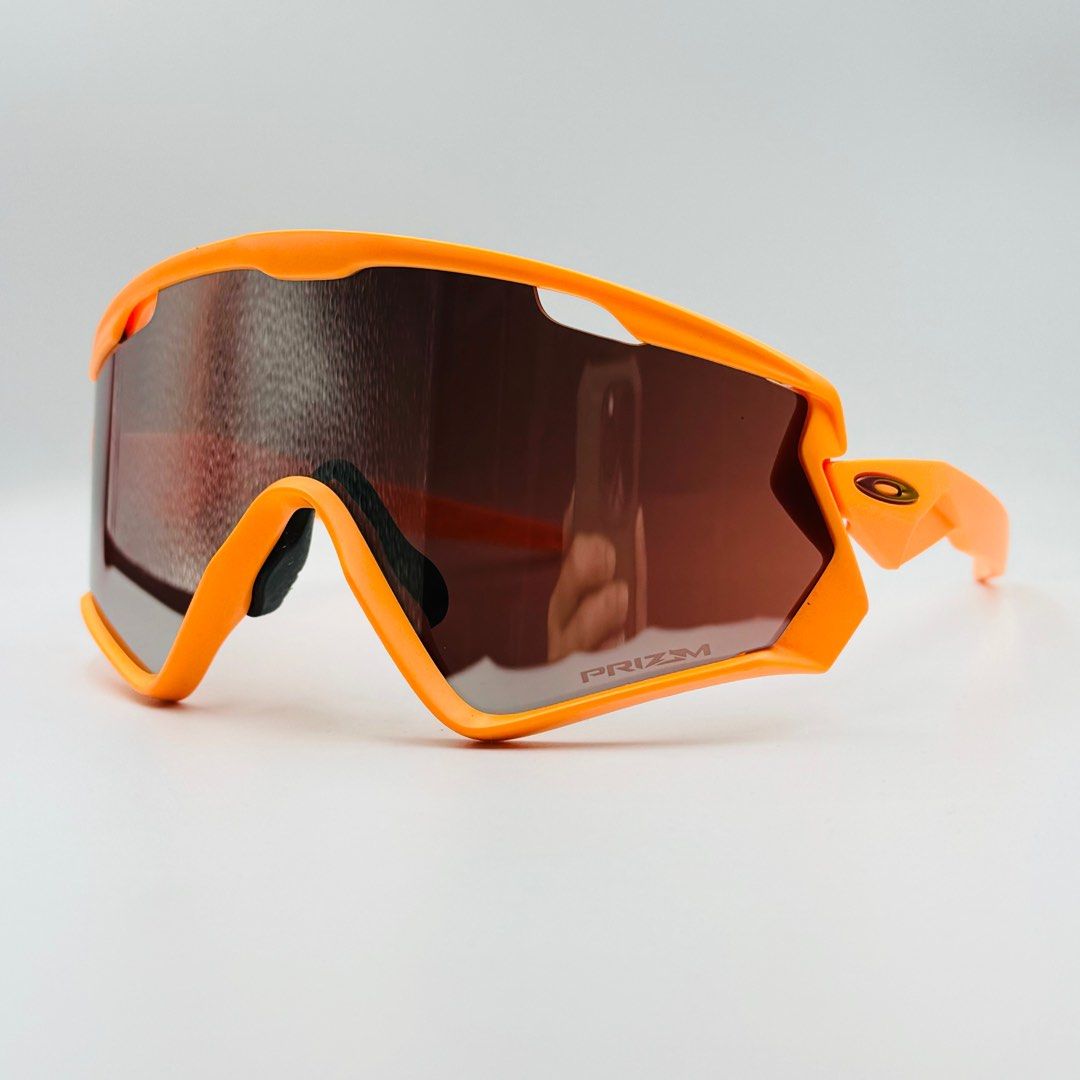 Oakley wind jacket orange store