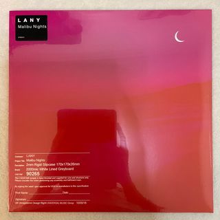 [On Hand] Lany - Malibu Nights Clear Vinyl LP Plaka