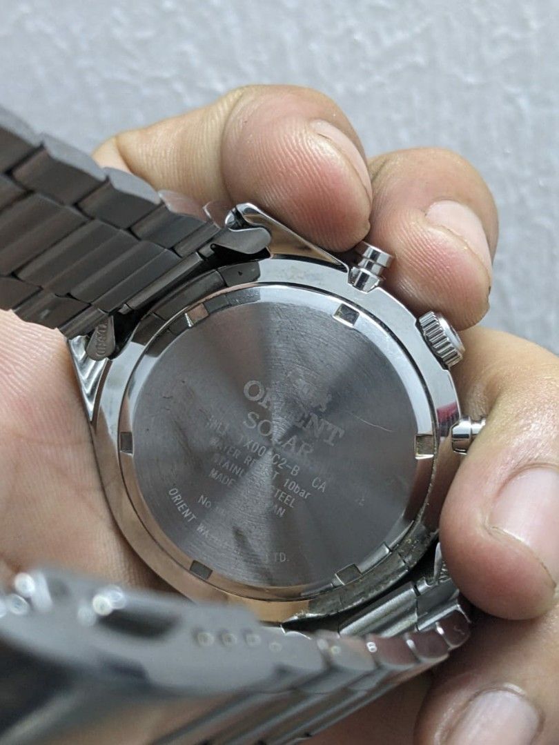Orient Solar TX00-C2-B, Men's Fashion, Watches & Accessories 