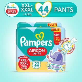 Pampers Aircon Pants (XXL-XXXL 44s)