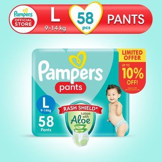 Pampers Pants (Large - 58s)