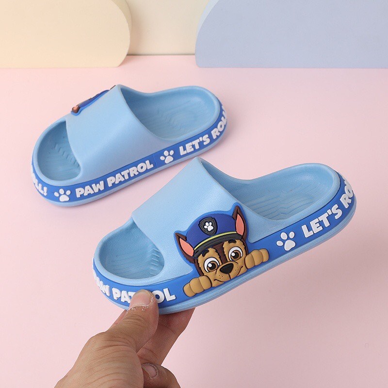 Sandales Paw Patrol Pour Garçon - Chase, Marshall, Rubble - Sliders Plage été Confortables