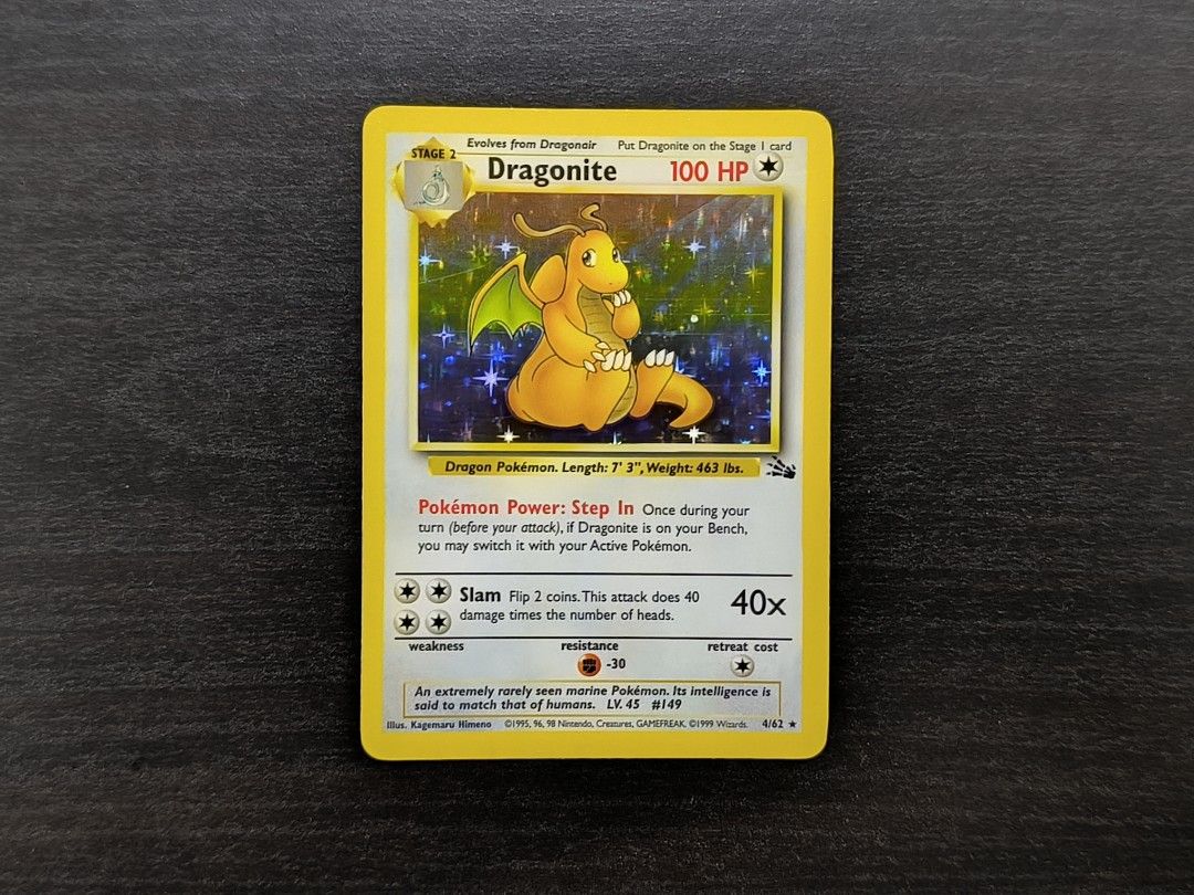 dragonite pokemon card 19 62 1999 FOSSIL 1ST EDITION #19/62 HGA 9 CERT P0NYKNBDLL – Jeffthrowcards this graded card is the perfect way to showcase your collection. Dragonite #19 Prices | Pokemon