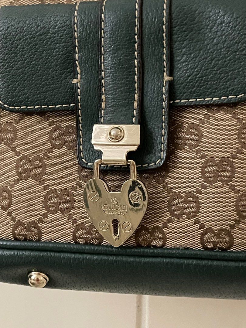 Preloved Gucci Bowling Bag Pig Skin