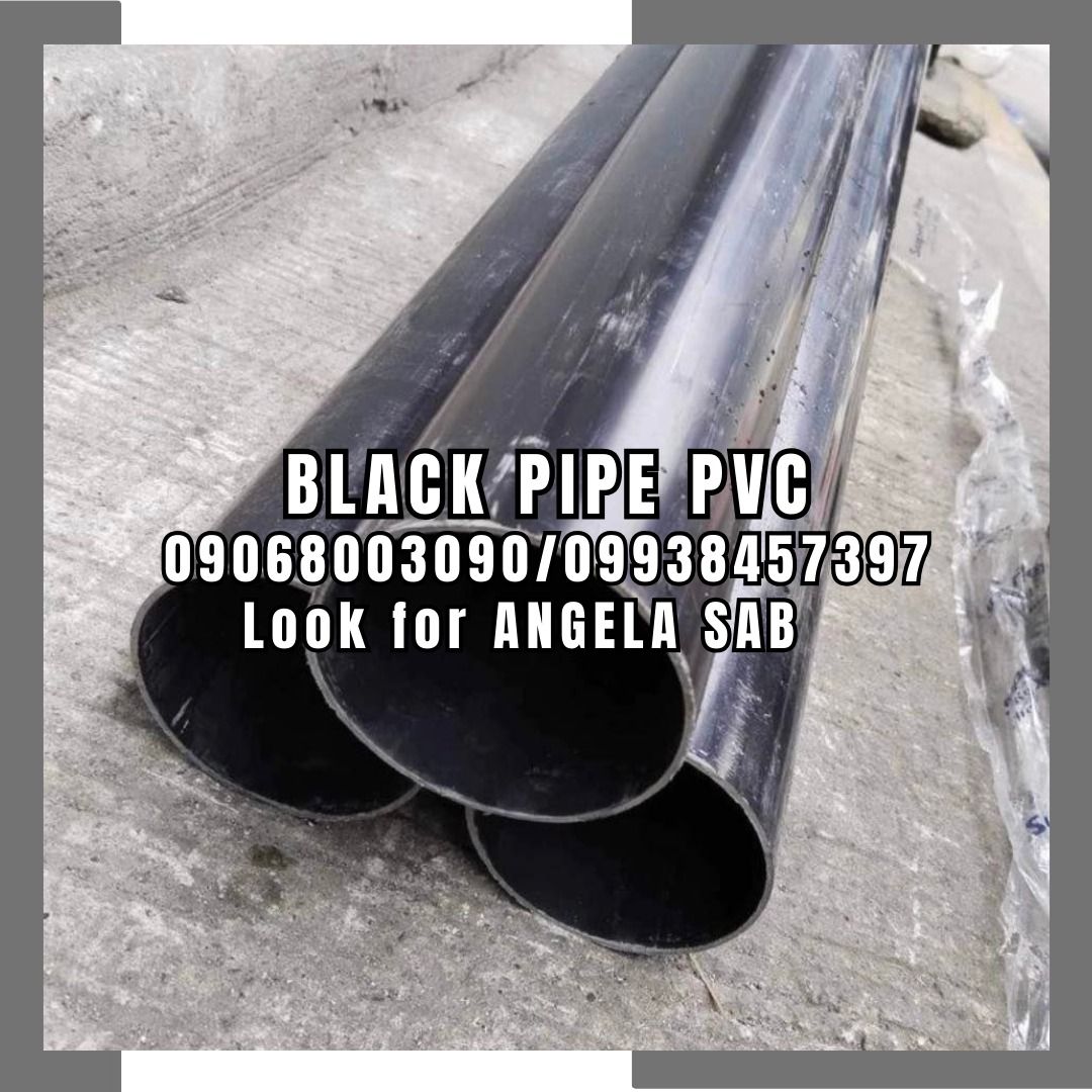 PVC BLACK PIPE, Commercial & Industrial, Construction & Building ...
