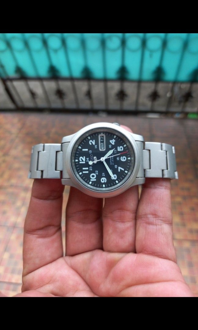 Rare Seiko SNKN33 Military